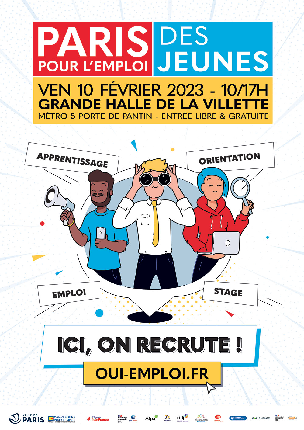 Paris pour l'emploi des jeunes